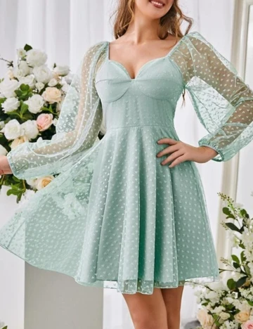 Rochie Scurta SBetro, verde, S Verde