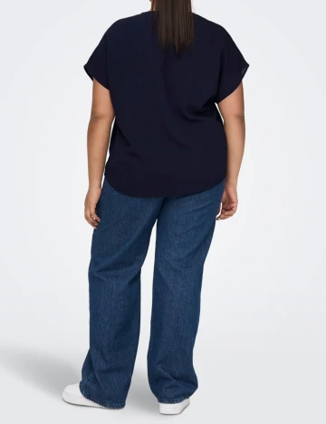 Bluza Only Carmakoma, bleumarin, 46 Albastru