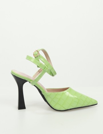 Pantofi SHEIN, verde, 39