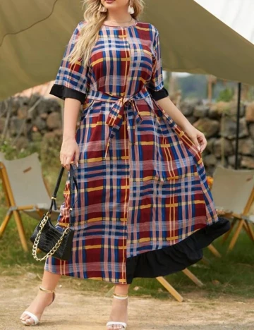 Rochie Lunga SHEIN CURVE, mix culori, 3XL Mix culori