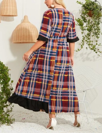 Rochie Lunga SHEIN CURVE, mix culori, 3XL