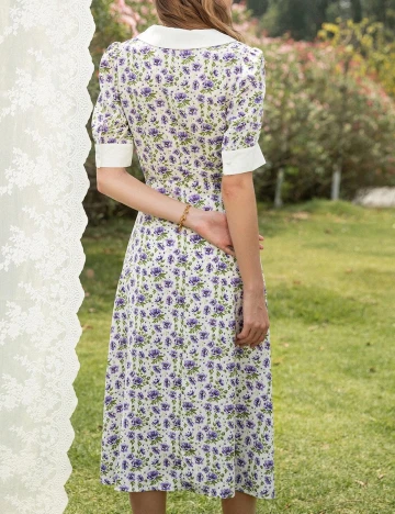 Rochie medie SHEIN, floral, XL
