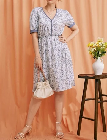 Rochie Scurta SHEIN CURVE, floral, 0 XL Floral print