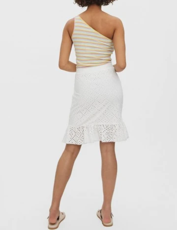 Fusta Vero Moda, alb, M