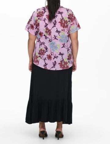 Bluza Only Carmakoma, roz, 46 Roz