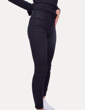 Pantaloni Pull&Bear, negru, 34