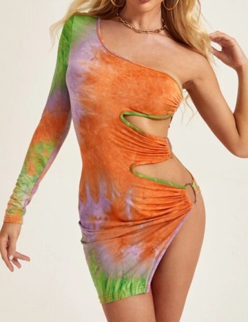 Rochie scurta SHEIN, mix culori, M