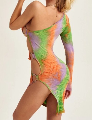 Rochie scurta SHEIN, mix culori, M