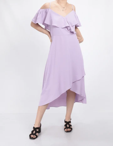 Rochie medie SHEIN, mov, M
