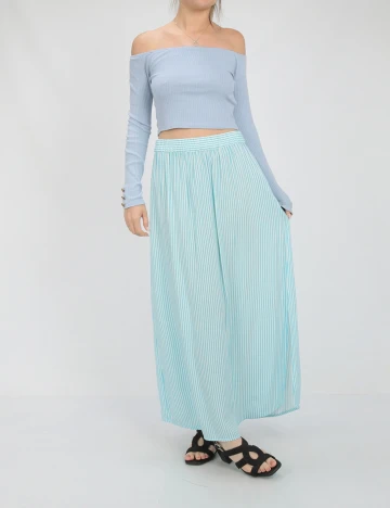 Fusta Vero Moda, albastru, M
