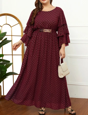 Rochie lunga SHEIN CURVE, visiniu, 3XL