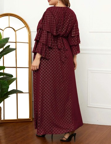 Rochie lunga SHEIN CURVE, visiniu, 3XL