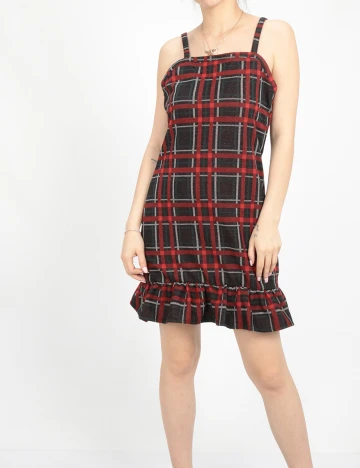 Rochie scurta Wednesday sgirl, mix culori Mix culori