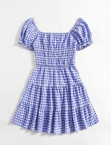 Rochie scurta SHEIN, albastru, XL