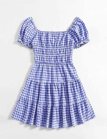 Rochie scurta SHEIN, albastru, XL Albastru