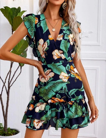 Rochie scurta SHEIN, bleumarin Albastru