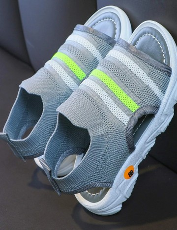 Sandale Shein Kids, gri, 22