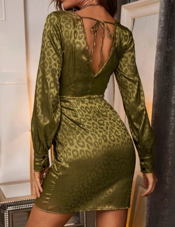 Rochie Scurta SHEIN, verde, XS Verde