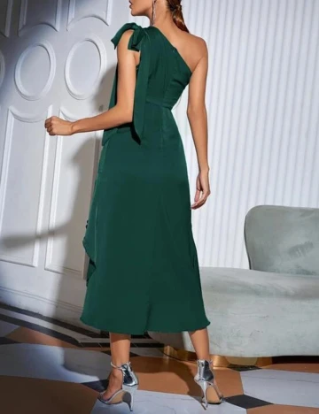 Rochie Medie SHEIN, verde, S