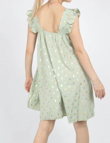 Rochie Scurta SHEIN, verde, S Verde