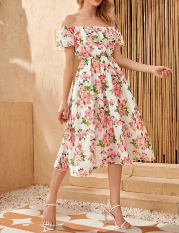 Rochie Medie SHEIN, floral, S Floral print