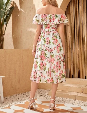 Rochie Medie SHEIN, floral, S Floral print