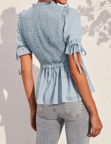 Camasa SHEIN, albastru, S