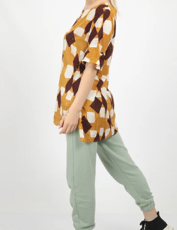 Bluza Emery Rose, maro, M