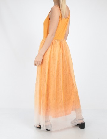 Rochie Lunga SHEIN, portocaliu, L