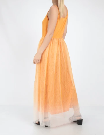 Rochie Lunga SHEIN, portocaliu, L