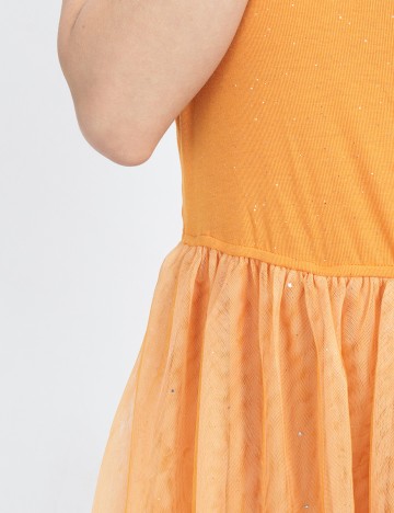 Rochie Lunga SHEIN, portocaliu, L