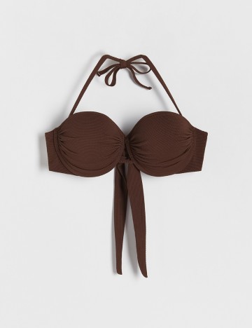 Sutien de baie Reserved, maro