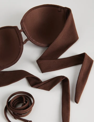 Sutien de baie Reserved, maro