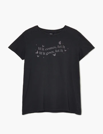 Tricou CROPP, gri, L