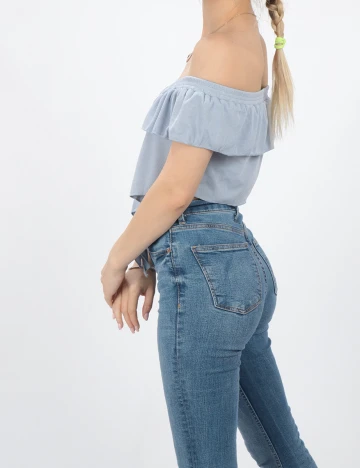 Top SHEIN, albastru, XS