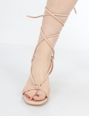 Sandale SHEIN, crem, 38
