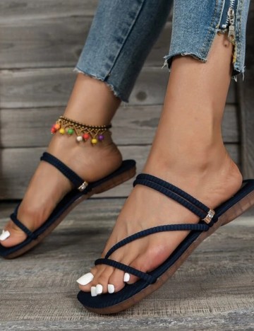 Slapi SHEIN, bleumarin, 40