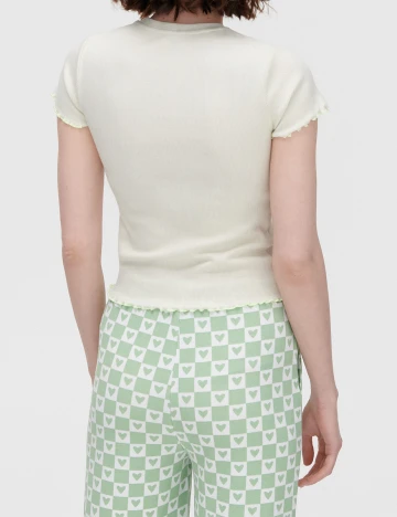 Tricou CROPP, bej, S