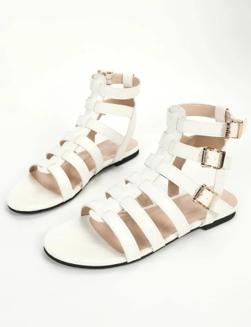 Sandale SHEIN, alb, 40 Alb