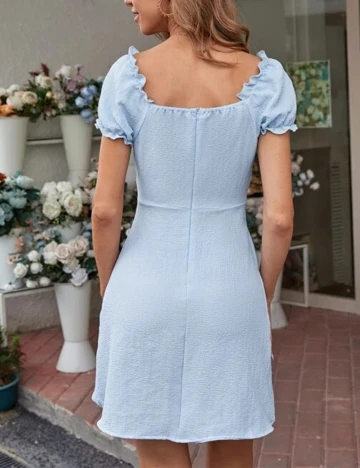 Rochie Scurta SHEIN, bleu, S