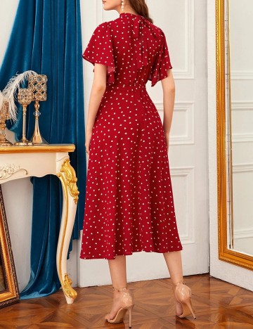 Rochie Medie SHEIN, rosu, S