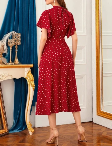 Rochie Medie SHEIN, rosu, S