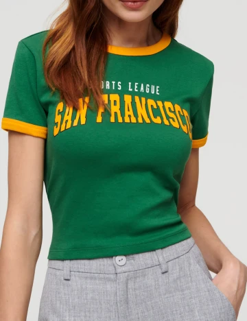 Tricou Sinsay, verde, M
