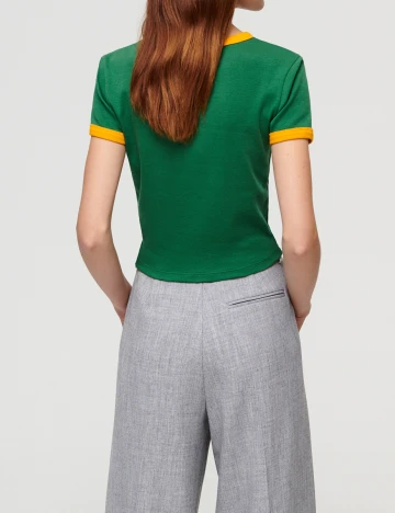 Tricou Sinsay, verde, M