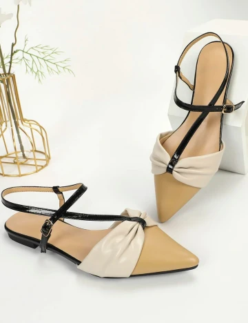 Sandale SHEIN, crem, 43 Crem