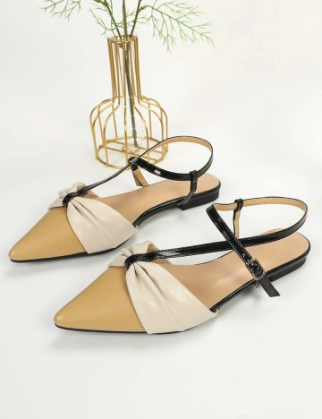 Sandale SHEIN, crem, 43