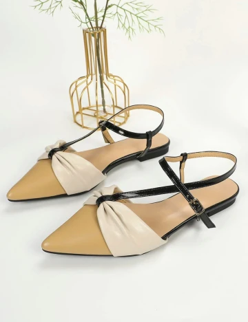 Sandale SHEIN, crem, 43 Crem