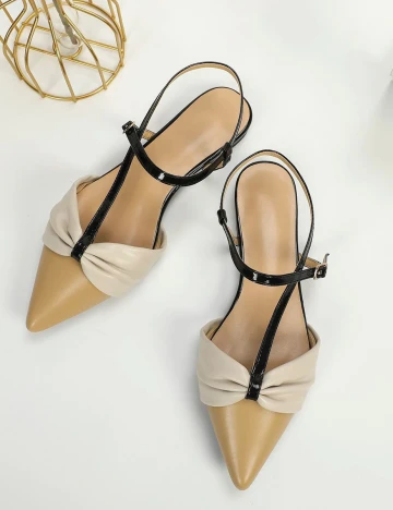 Sandale SHEIN, crem, 43 Crem