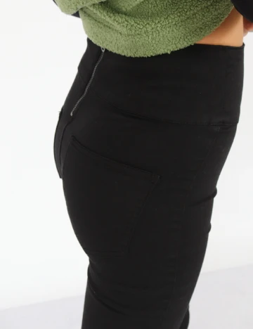 Blugi Pieces, negru, XXS/XS