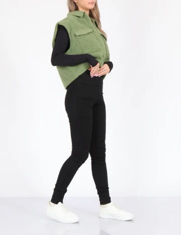 Blugi Pieces, negru, XXS/XS